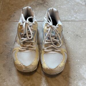 Reebok White and Cream Easy Tone Athletic Shoes